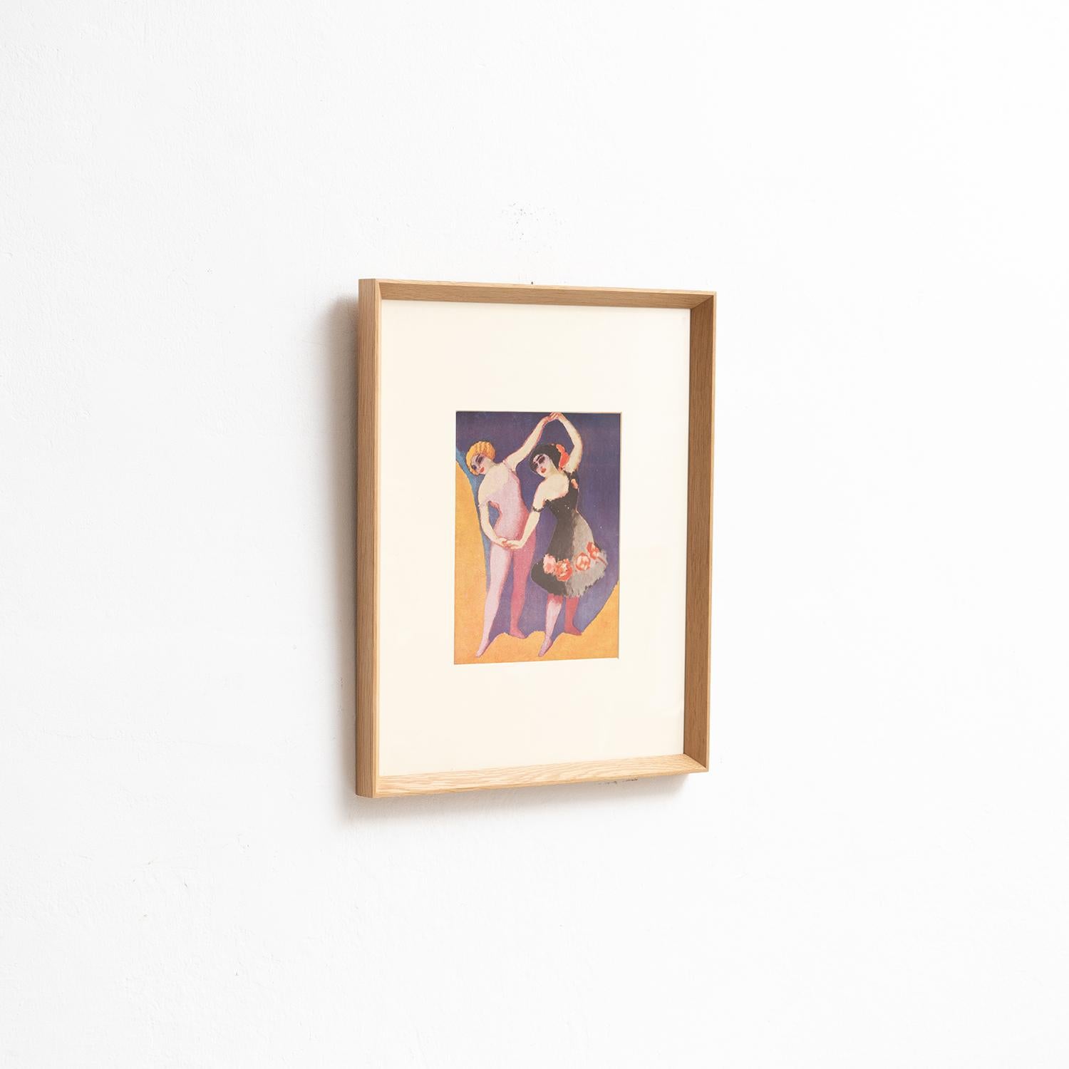 Kees van Dongen Fauvist 1948 Farbklischee-Druck, gerahmt (Moderne der Mitte des Jahrhunderts) im Angebot
