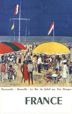 Vintage After Kees van Dongen-Normandie-Deauville, Le Bar du Soleil-Poster-