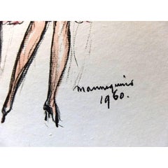 Kees van Dongen - Le modelle - Litografia originale