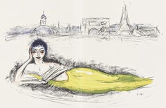 Kees van Dongen, Die Seine, aus Ansichten von Paris, 1963