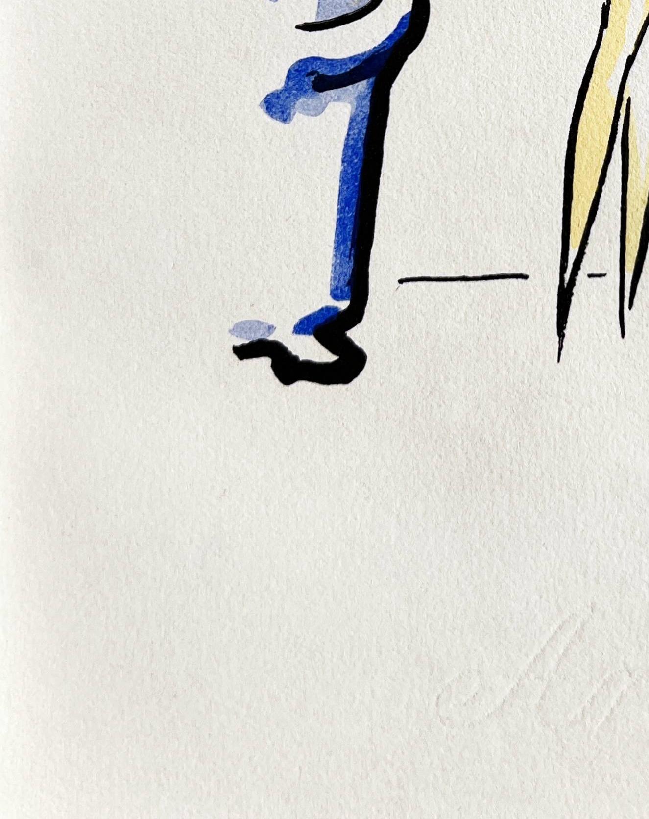 Kees Van Dongen (1877-1968) - La Garçonne

Original Lithograph, pochoir from 1925.

Arches paper (no watermark).

Dimensions of work: 23.5 x 18 cm

Publisher: E. Flammarion Éditeur.

Reference: Juffermans JB4

The work is in Excellent