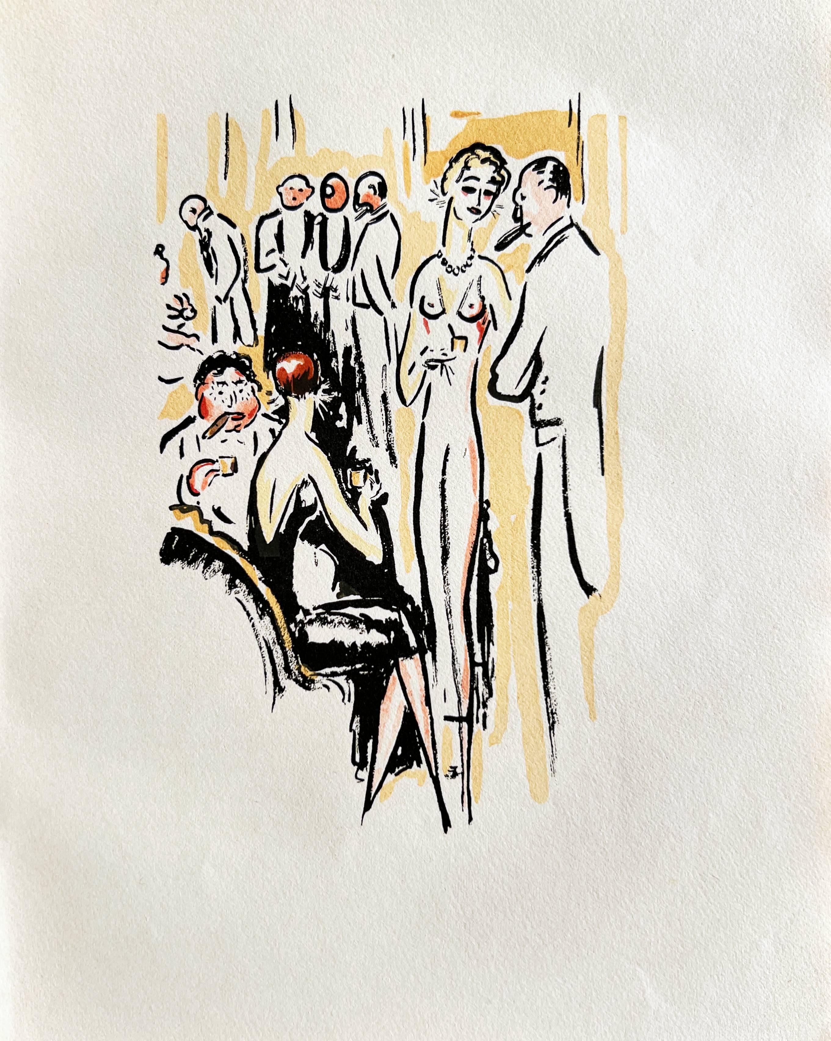 La Garçonne - Modern Print by Kees van Dongen