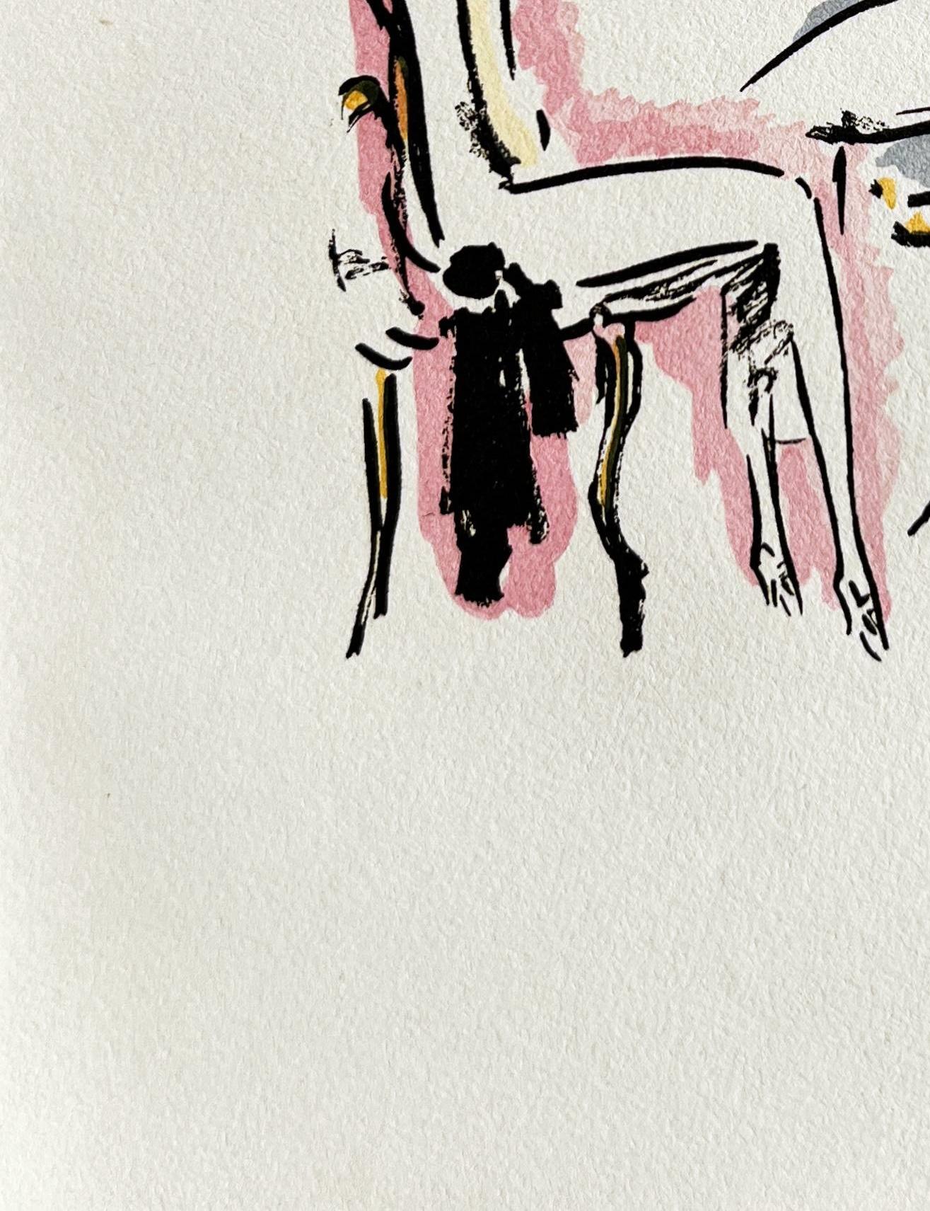 La Garçonne - Beige Figurative Print by Kees van Dongen