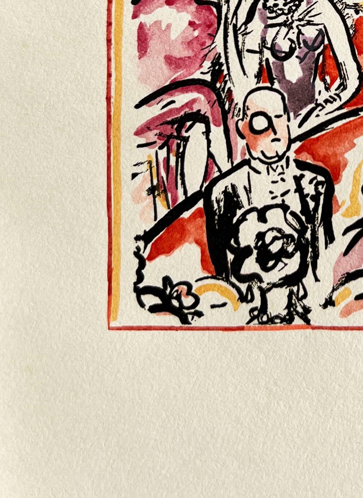 La Garçonne (Beige), Figurative Print, von Kees van Dongen
