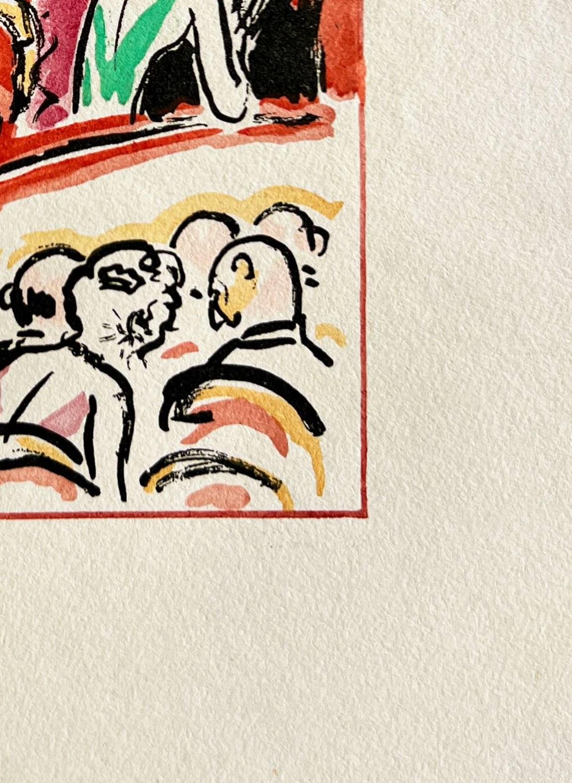 Kees Van Dongen (1877-1968) - La Garçonne

Original Lithographie, Pochoir von 1925.

Arches-Papier (ohne Wasserzeichen).

Abmessungen des Werks: 23,5 x 18 cm

Herausgeber: E. Flammarion Éditeur.

Referenz: Juffermans JB4

Das Werk ist in