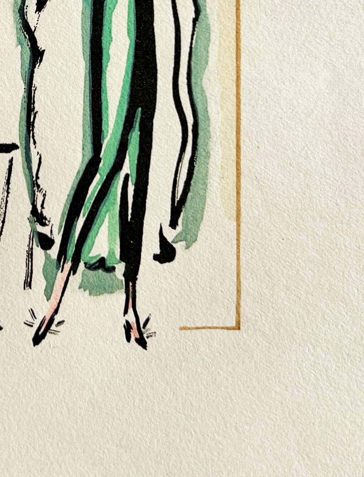 Kees Van Dongen (1877-1968) - La Garçonne

Original Lithographie, Pochoir von 1925.

Arches-Papier (ohne Wasserzeichen).

Abmessungen des Werks: 23,5 x 18 cm

Herausgeber: E. Flammarion Éditeur.

Referenz: Juffermans JB4

Das Werk ist in