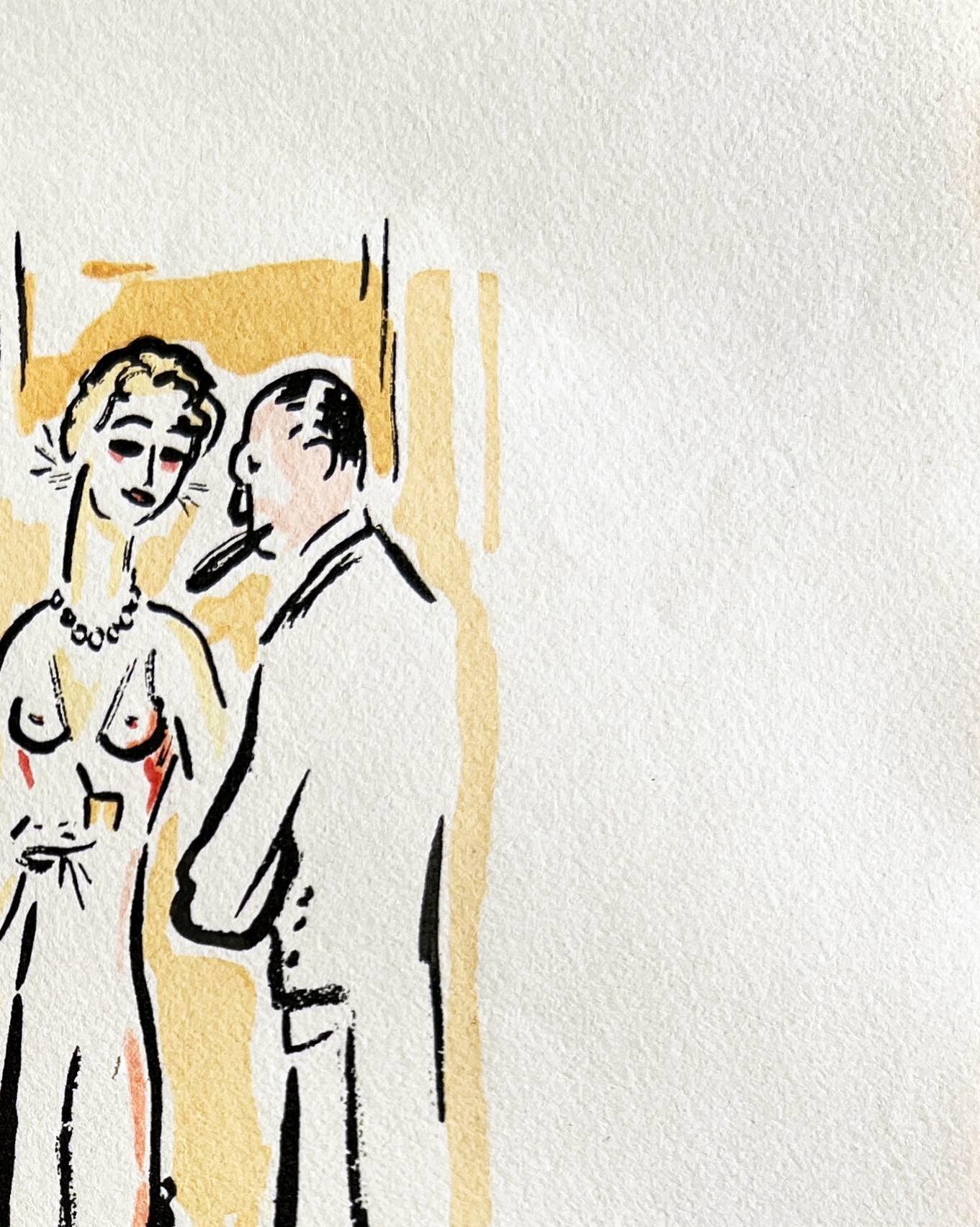 Kees Van Dongen (1877-1968) - La Garçonne

Original Lithograph, pochoir from 1925.

Arches paper (no watermark).

Dimensions of work: 23.5 x 18 cm

Publisher: E. Flammarion Éditeur.

Reference: Juffermans JB4

The work is in Excellent