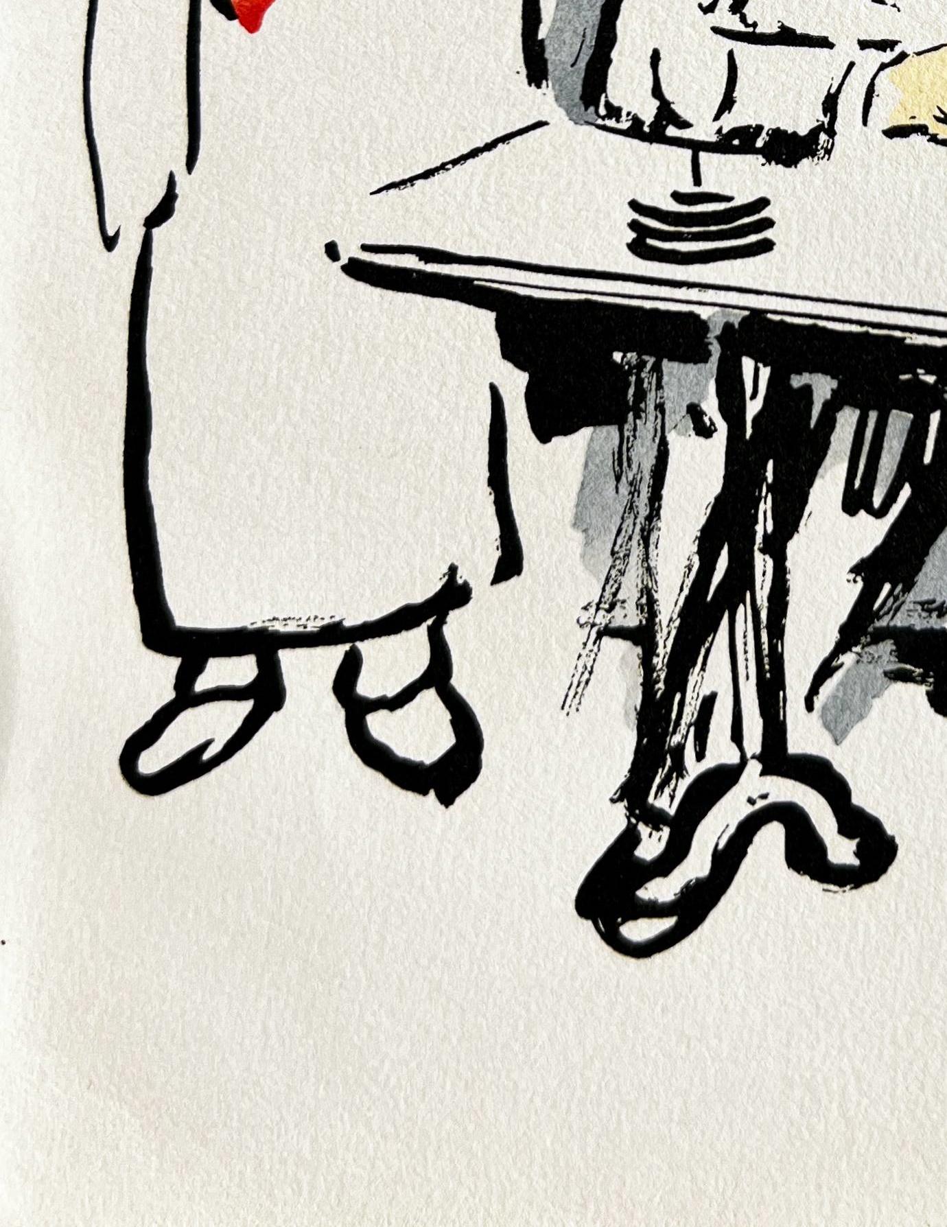 Kees Van Dongen (1877-1968) - La Garçonne

Original Lithograph, pochoir from 1925.

Arches paper (no watermark).

Dimensions of work: 23.5 x 18 cm

Publisher: E. Flammarion Éditeur.

Reference: Juffermans JB4

The work is in Excellent