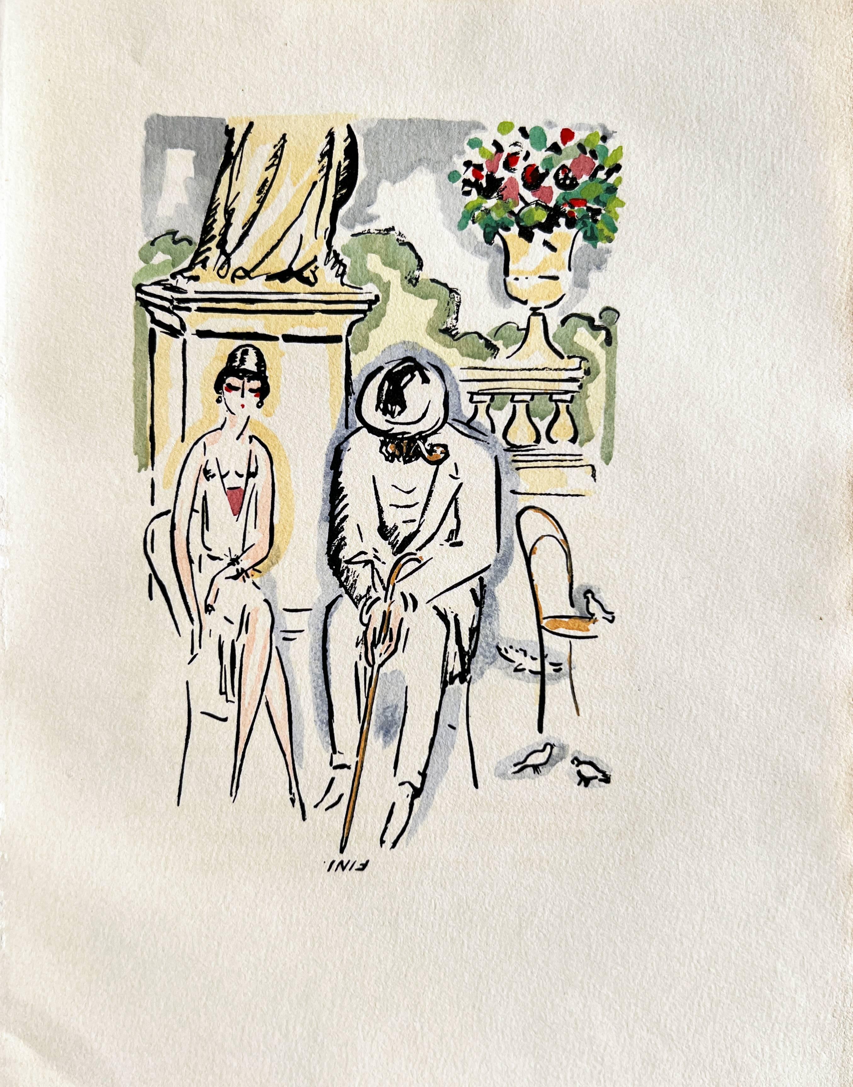 Kees van Dongen Figurative Print - La Garçonne