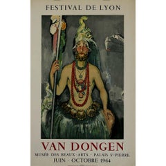 Original 1964 poster was created by Kees van Dongen for the Festival de Lyon