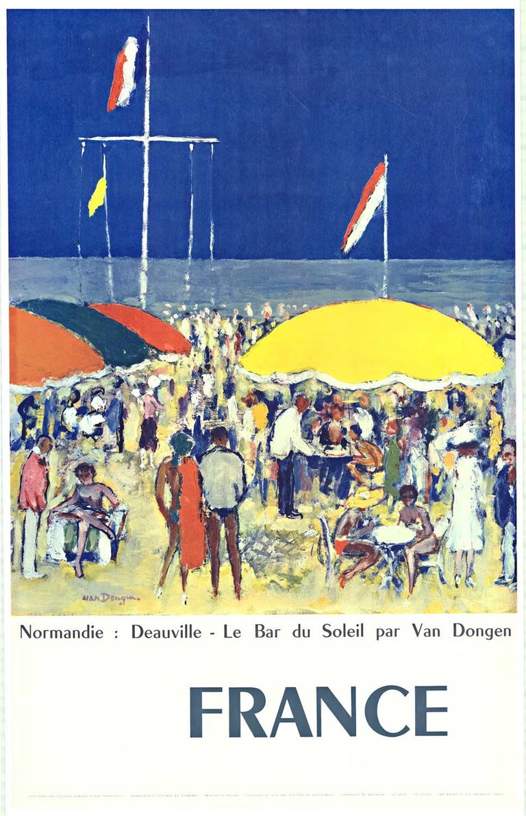 Affiche Humoristique Vintage Normandie - Format 30x40 Cm