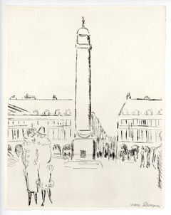 "Place Vendôme" grabado original