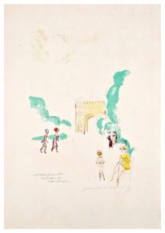 Senza titolo - Litografia di Kees van Dongen - Anni '50