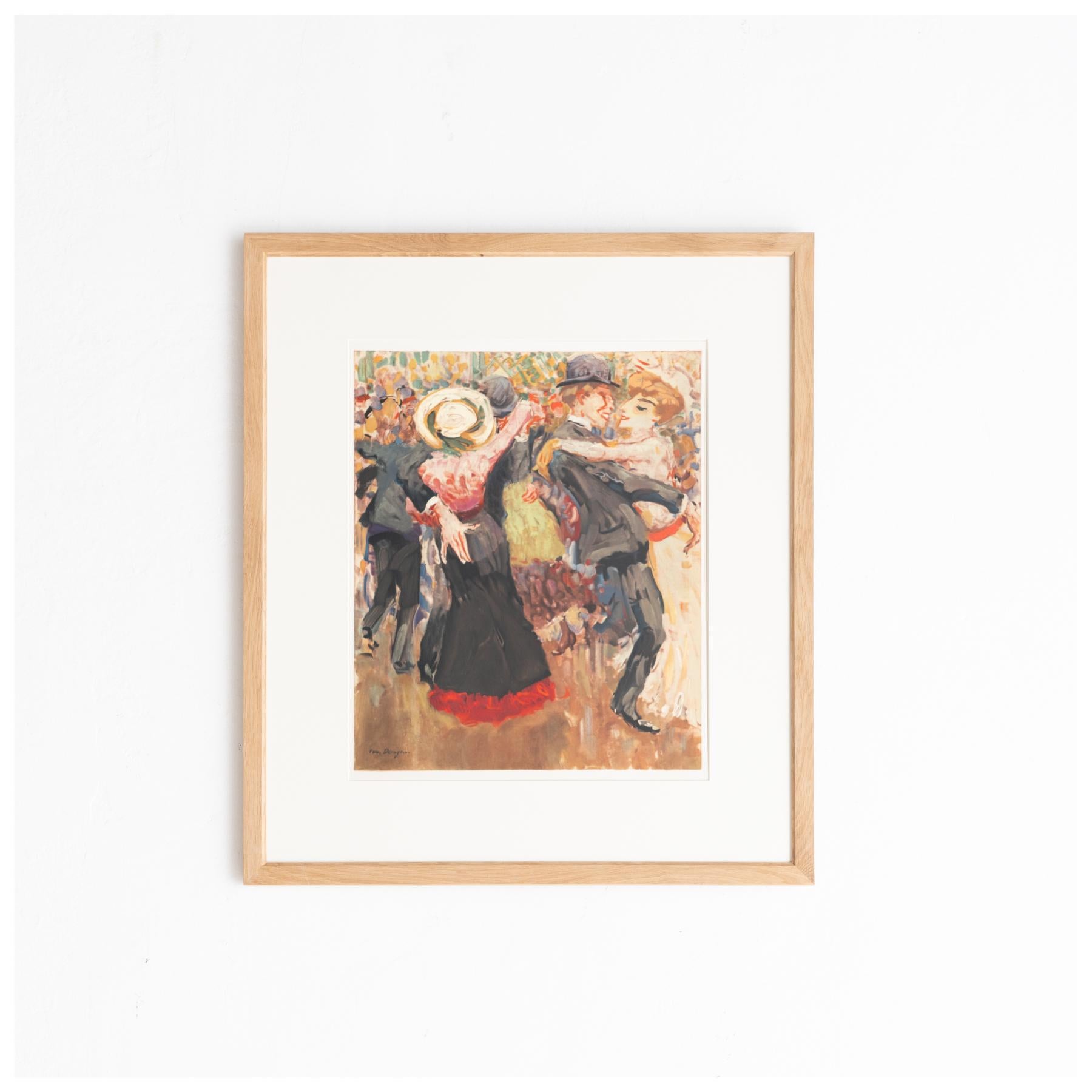 Lithograph 'Le Matchiche' by Kees van Donguen

Lithograph printed from an original painting made by the author in France, circa 1906.

Published in Paris 1972 in Les Fauves Collection for Michel Hoog.

Framed and signed in the stone.

In
