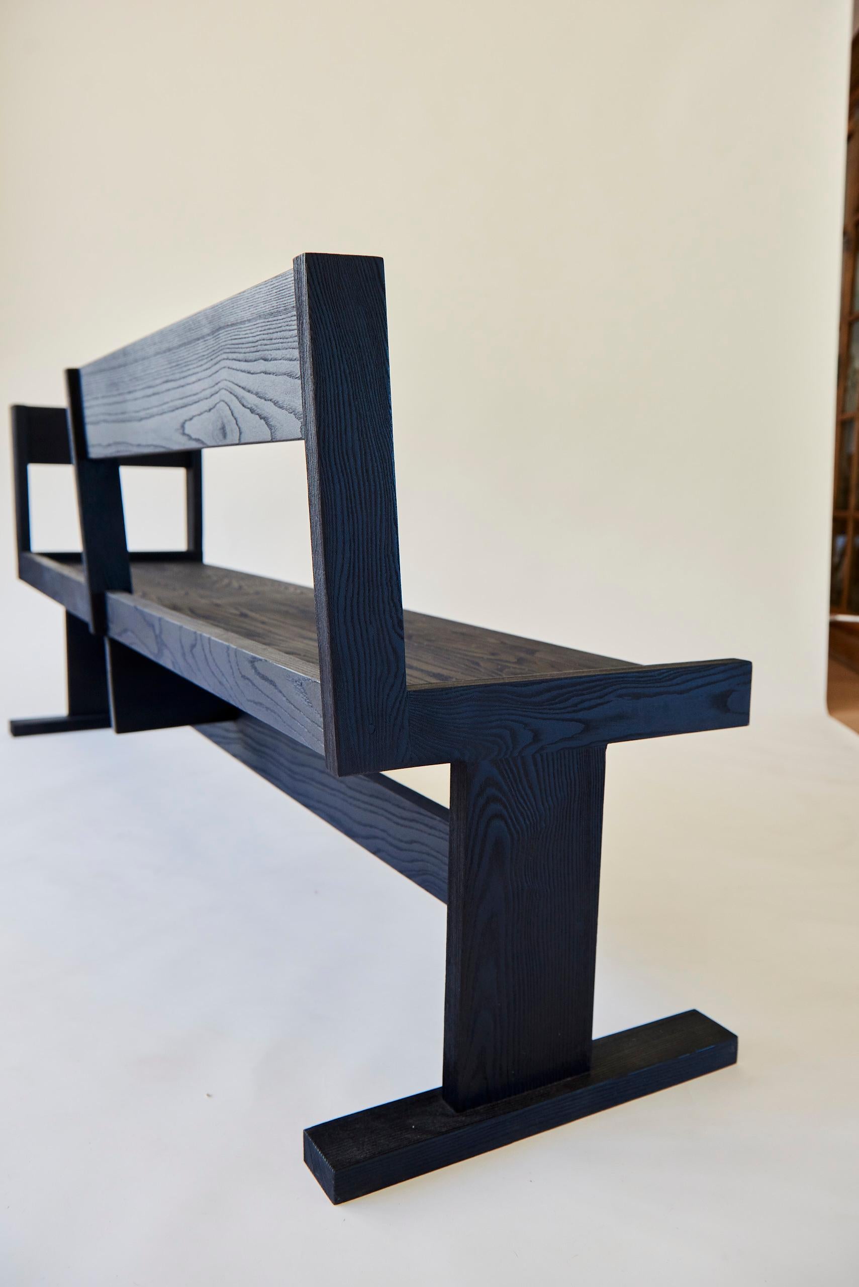 Ash Keeva Bench by Nish Studio
Dimensions: W 52.5 x D 206 x H 84.5cm.
Materials: carbon stained + sand blasted ash
 

N I S H is a Cape Town based Fashion and Furniture design studio. N I S H creates contemporary, elegant and progressive designs