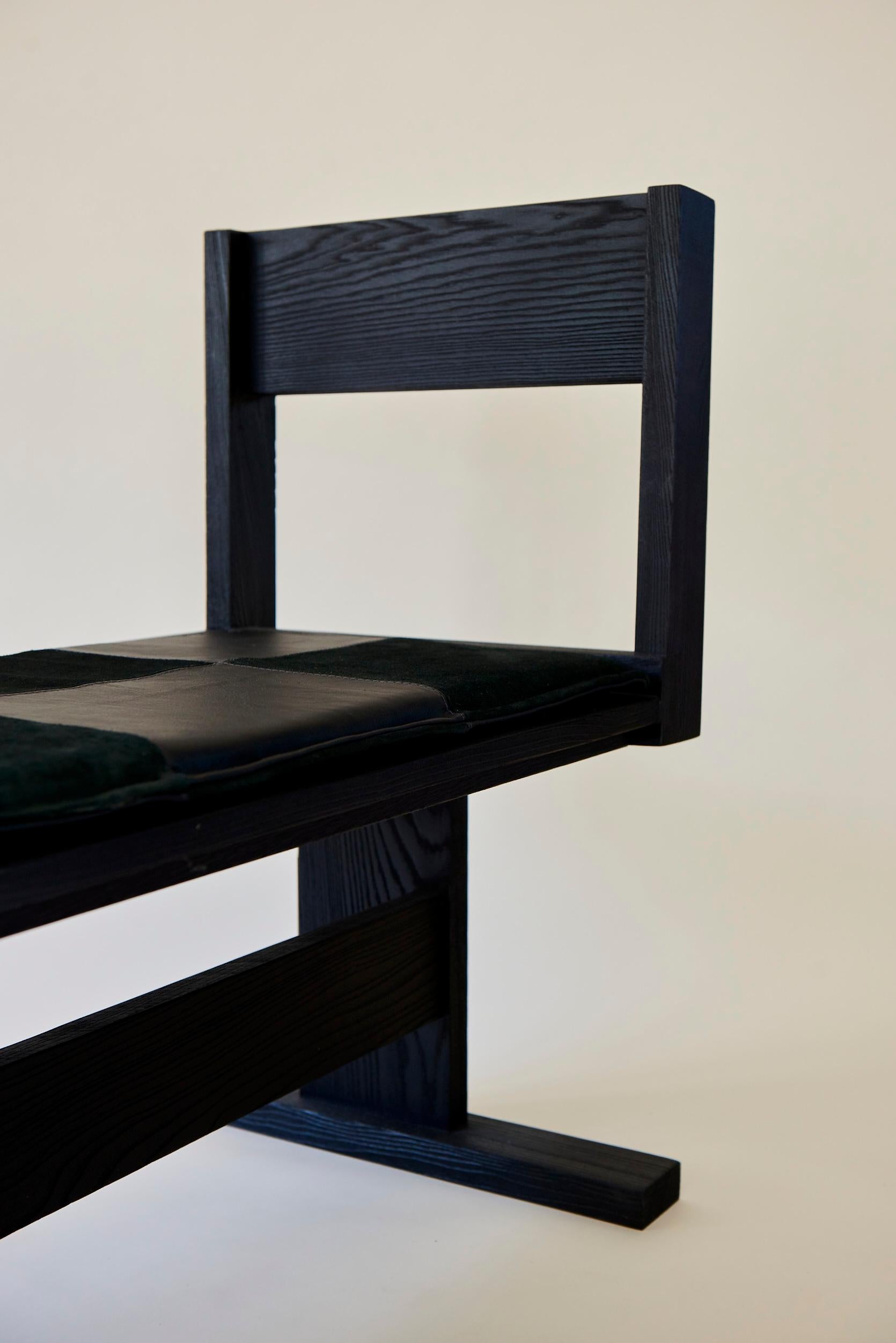 Post-Modern Ash Keeva Bench by Nish Studio For Sale