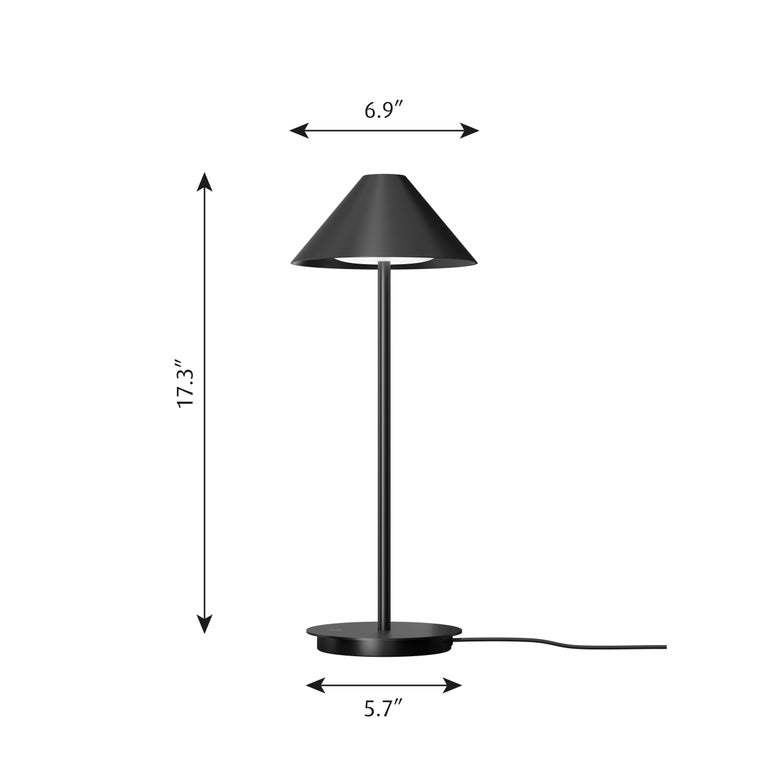 Keglen' Table Lamp for Louis Poulsen in Black For Sale at 1stDibs