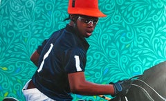 Horse and Rider - 21st Century Contemporary, Figurative, Horse, Men Polo Player