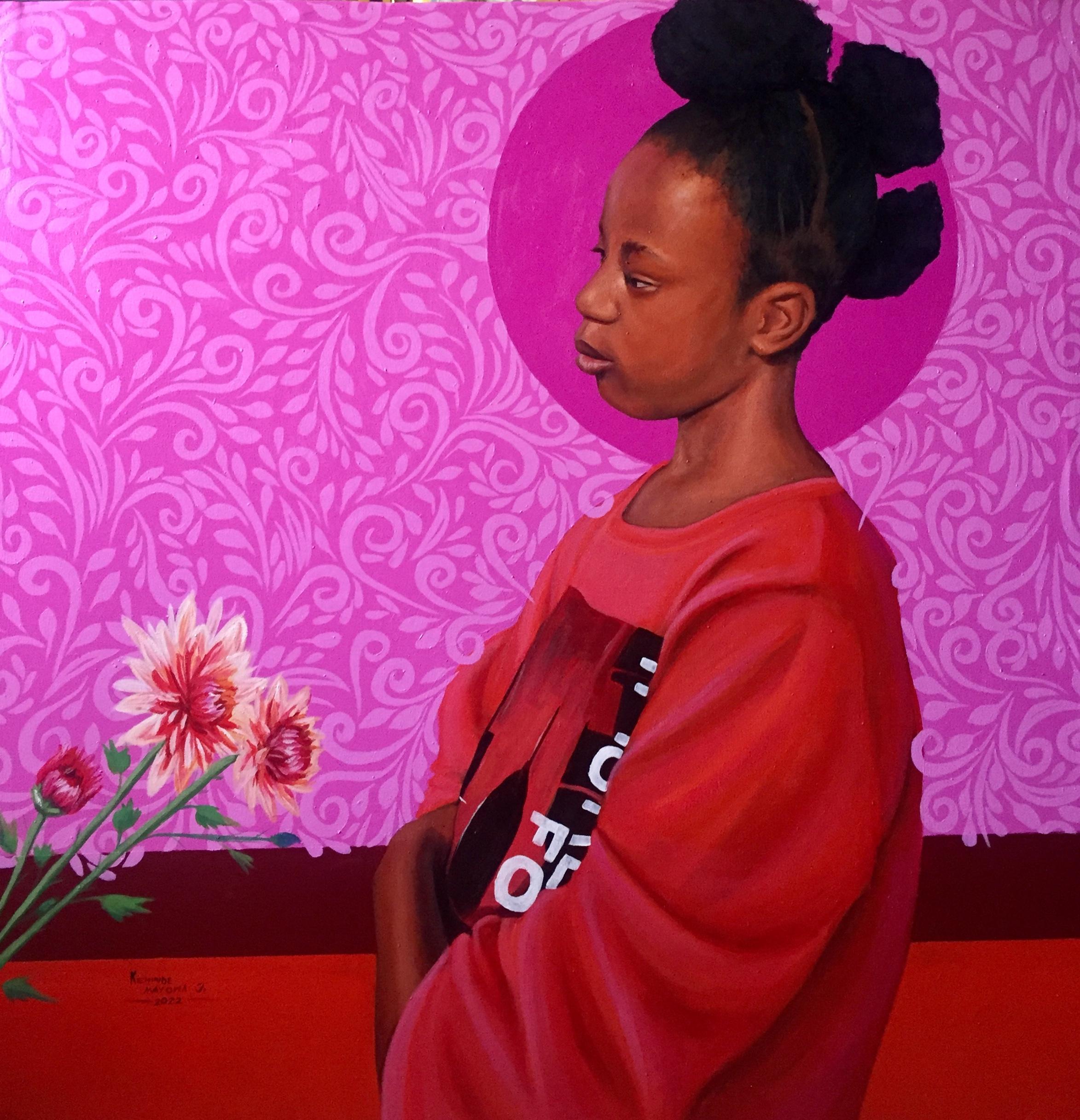 Kehinde Mayowa Portrait Painting - Patience