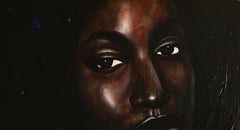 Quiet Strength -21st Century Contemporary Figurative Portrait, Bold Africa Women