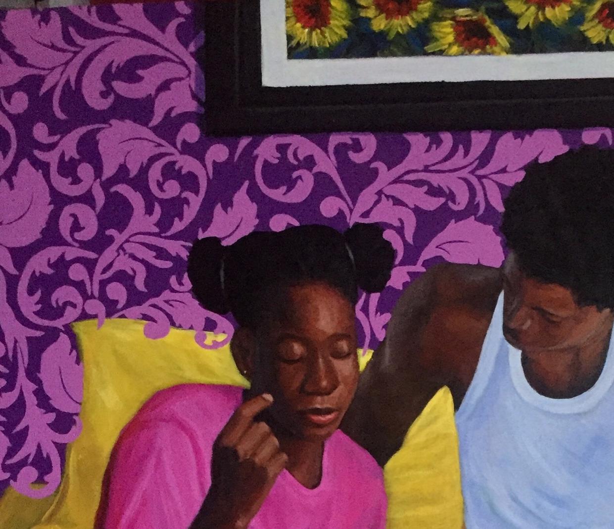 The Lovers - Painting by Kehinde Mayowa
