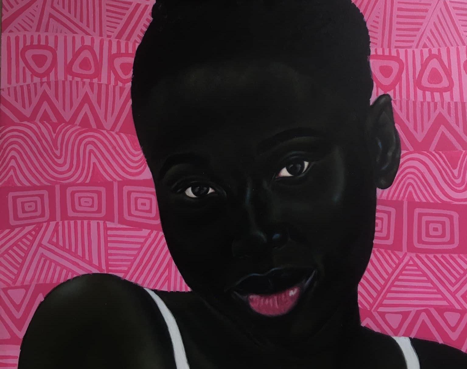 Duduyemi - Expressionniste Painting par Kehinde Oyafajo