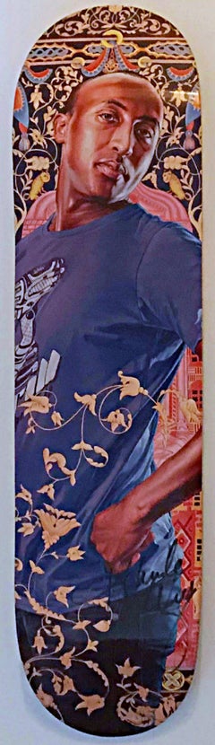 Alios Israel (firmato a mano da Kehinde Wiley) Skateboard deck Museo Ebraico