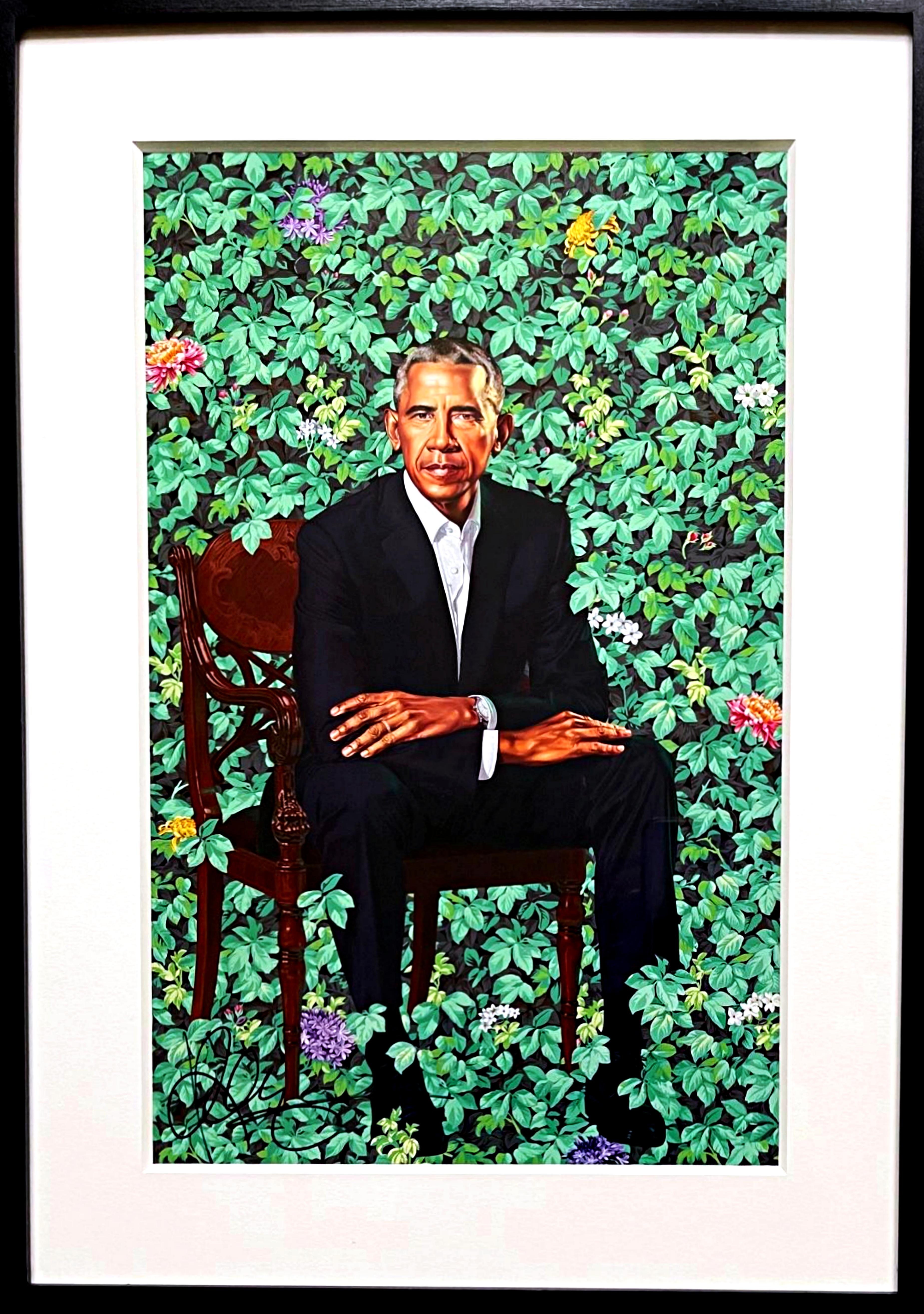 Barack Obama (Hand Signed by Kehinde Wiley)