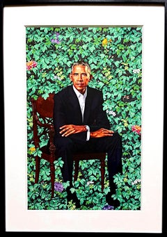 Barack Obama (Hand Signed by Kehinde Wiley)