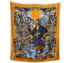 Kehinde Wiley - Andries Stilte Lt. Ed übergroße Handtuch Wand hängend 70" x 60"