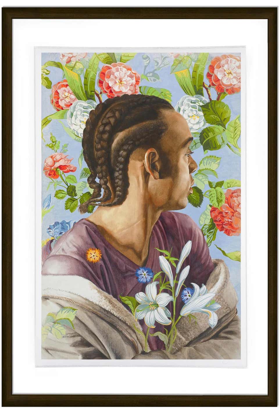 Kehinde Wiley 'Dimietrus Study' Signed Archival Pigment Print 2021