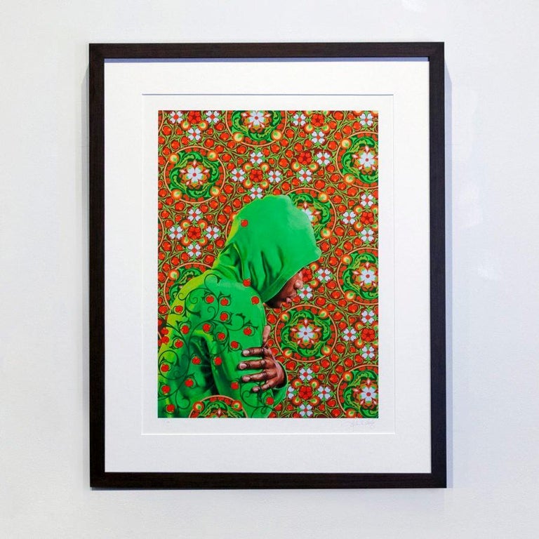 Kehinde Wiley Kehinde Wiley 'Head of a Young Girl Veiled' Print, 2019