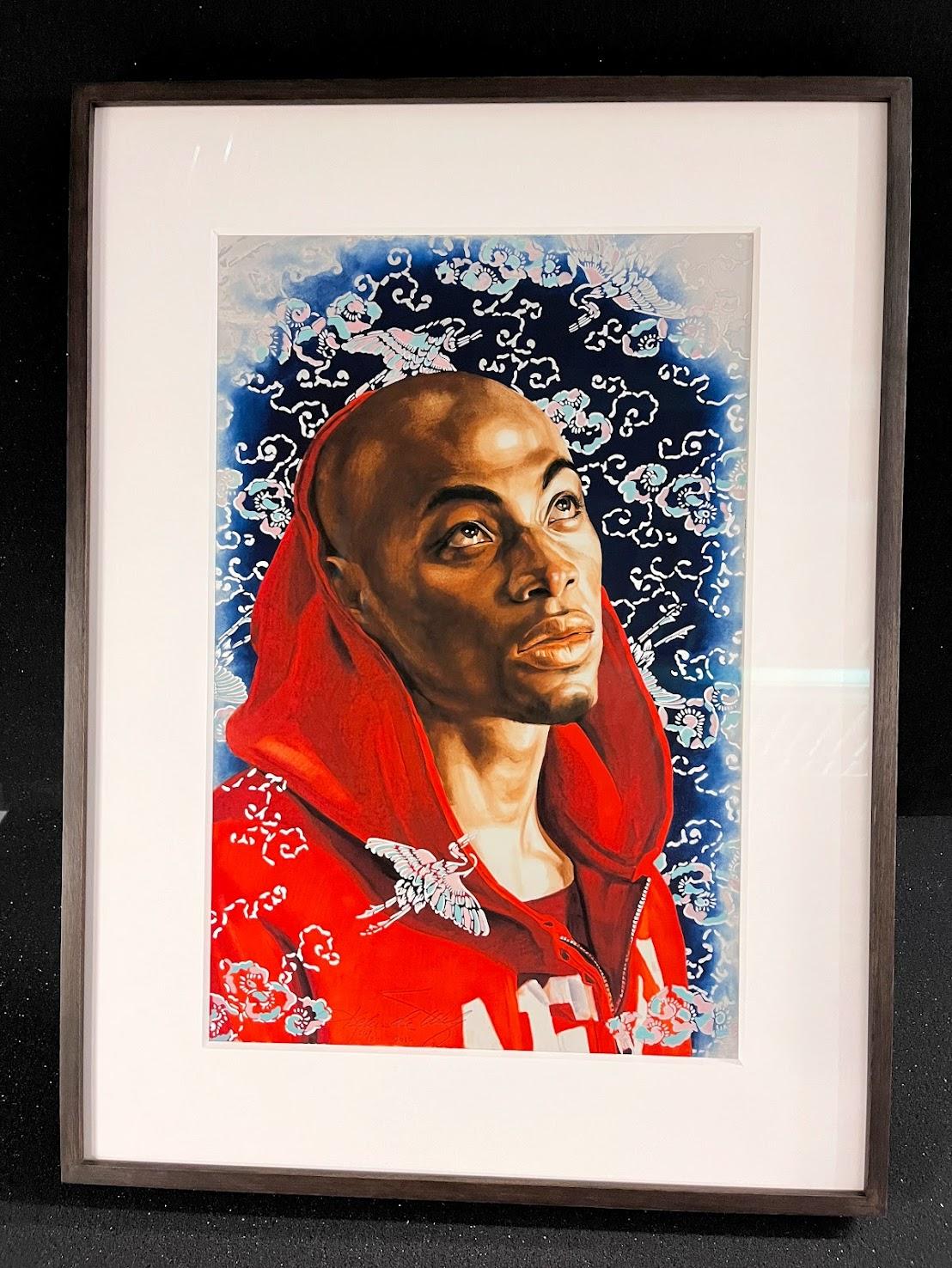 Kehinde Wiley 'Sophie Arnould Study II' Signed Print 2016 1
