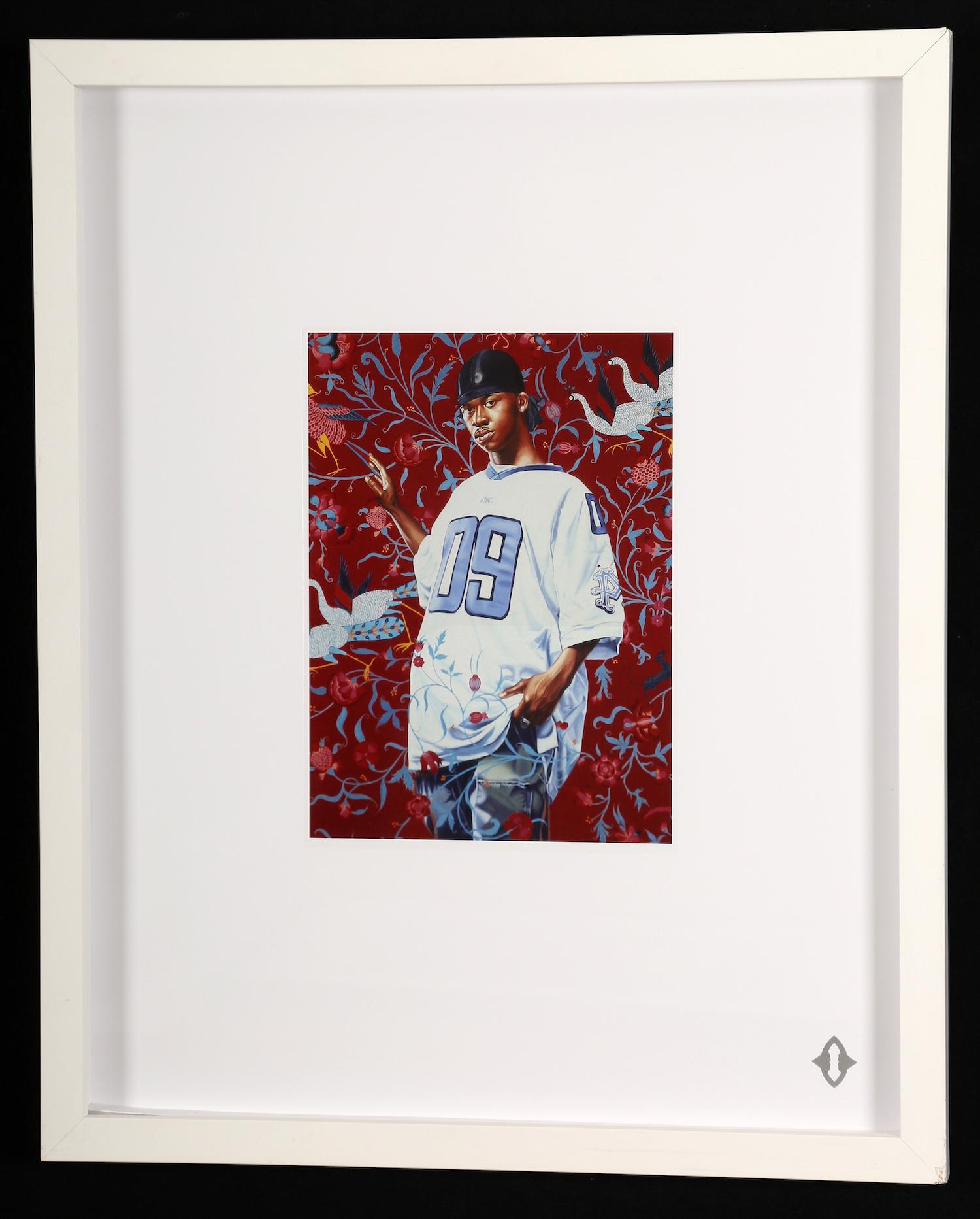 Kehinde Wiley Figurative Print - Nine of Coins 