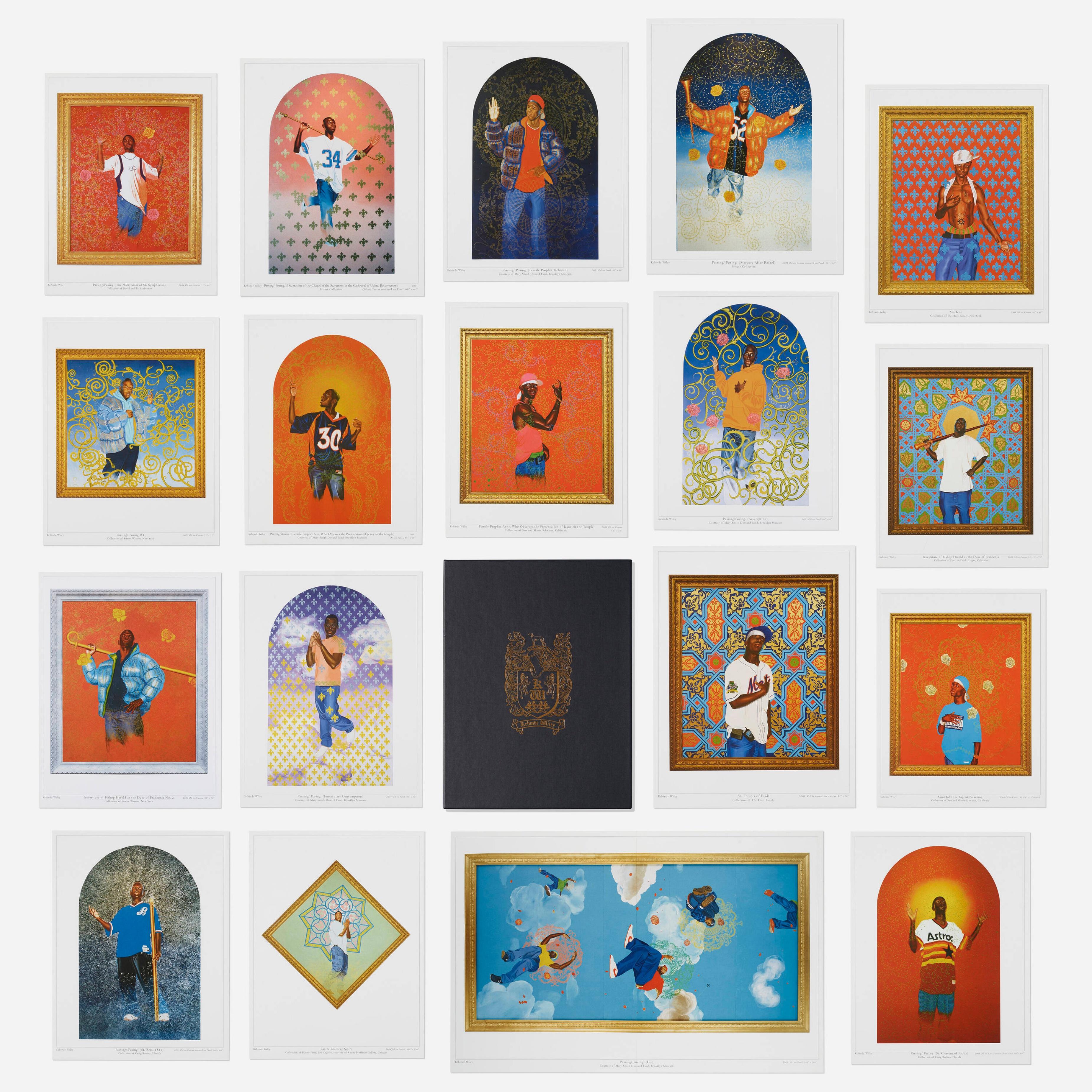 Passing/Posing, Paintings & Faux Chapel (suite of 18 separate prints in box) For Sale 13
