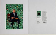 Porträt von Barack Obama, Druck aus der National Portrait Gallery des Smithsonian