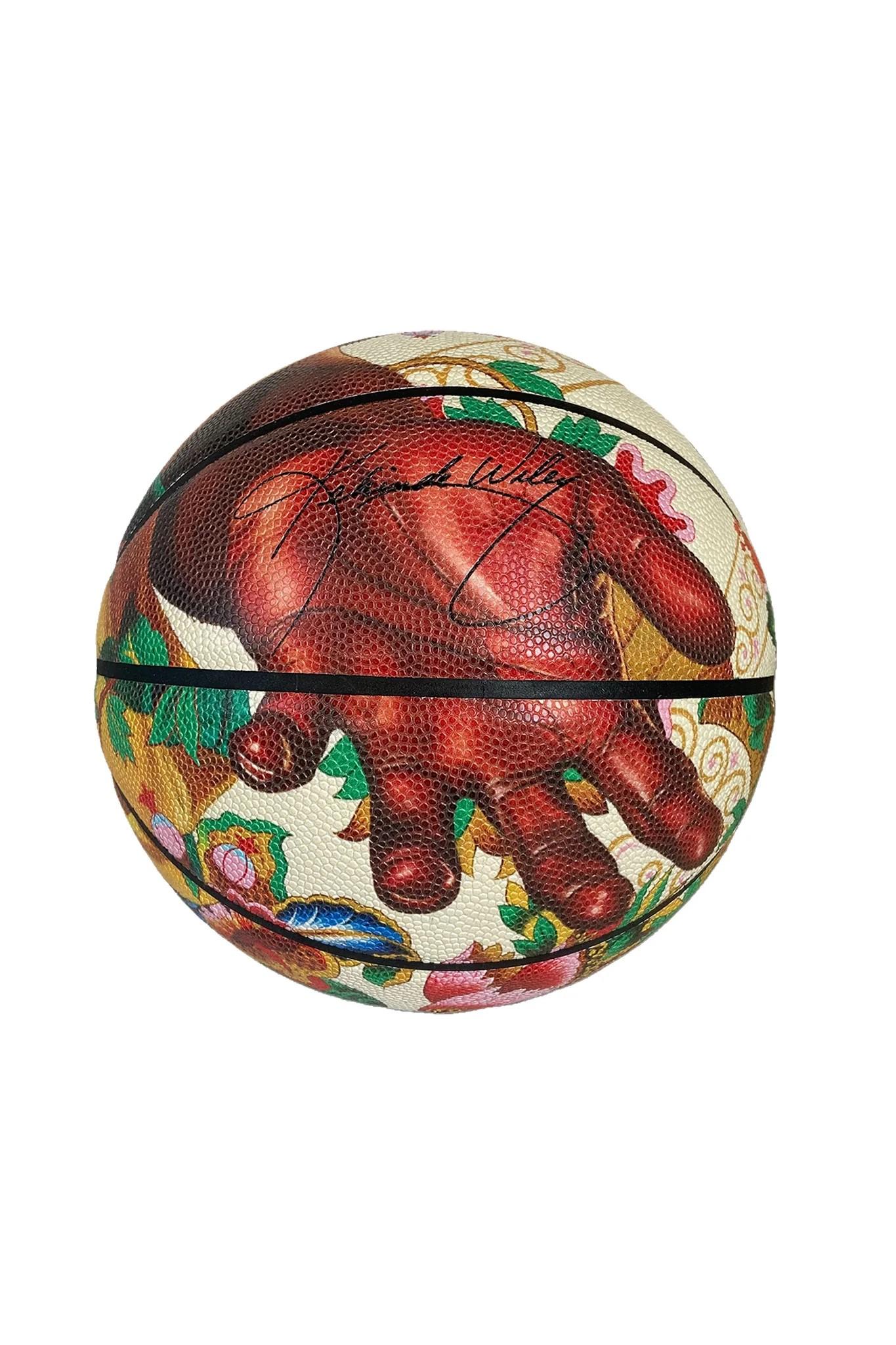 Kehinde Wiley Still-Life Sculpture - Death of St Joseph Printed Basketball
