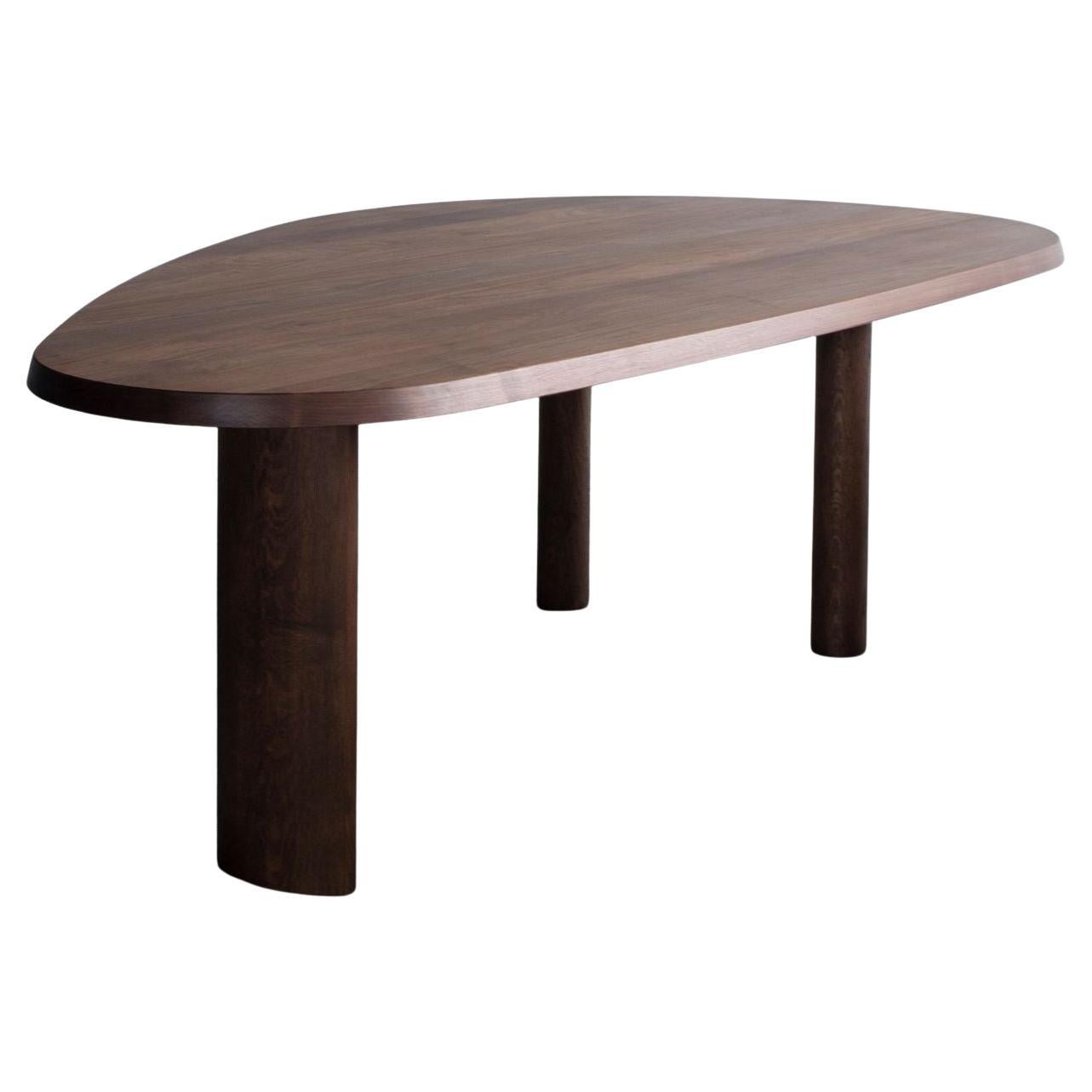 Kei Walnut Dining Table by Van Rossum For Sale