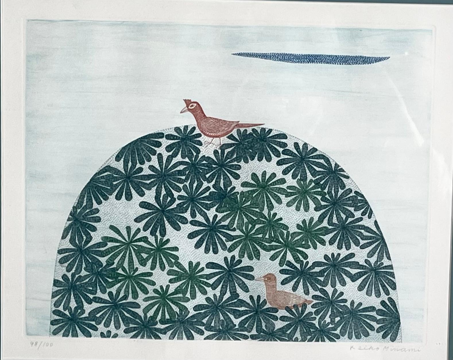 DEUX OISEAUX SUR L
ARBRE (TWO BIRDS ON A TREE)