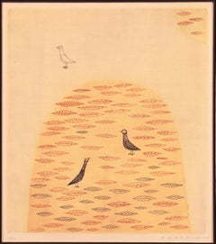 Retro 'Leaving the Nest', Japanese, United Nations, Unesco, Tree of Peace