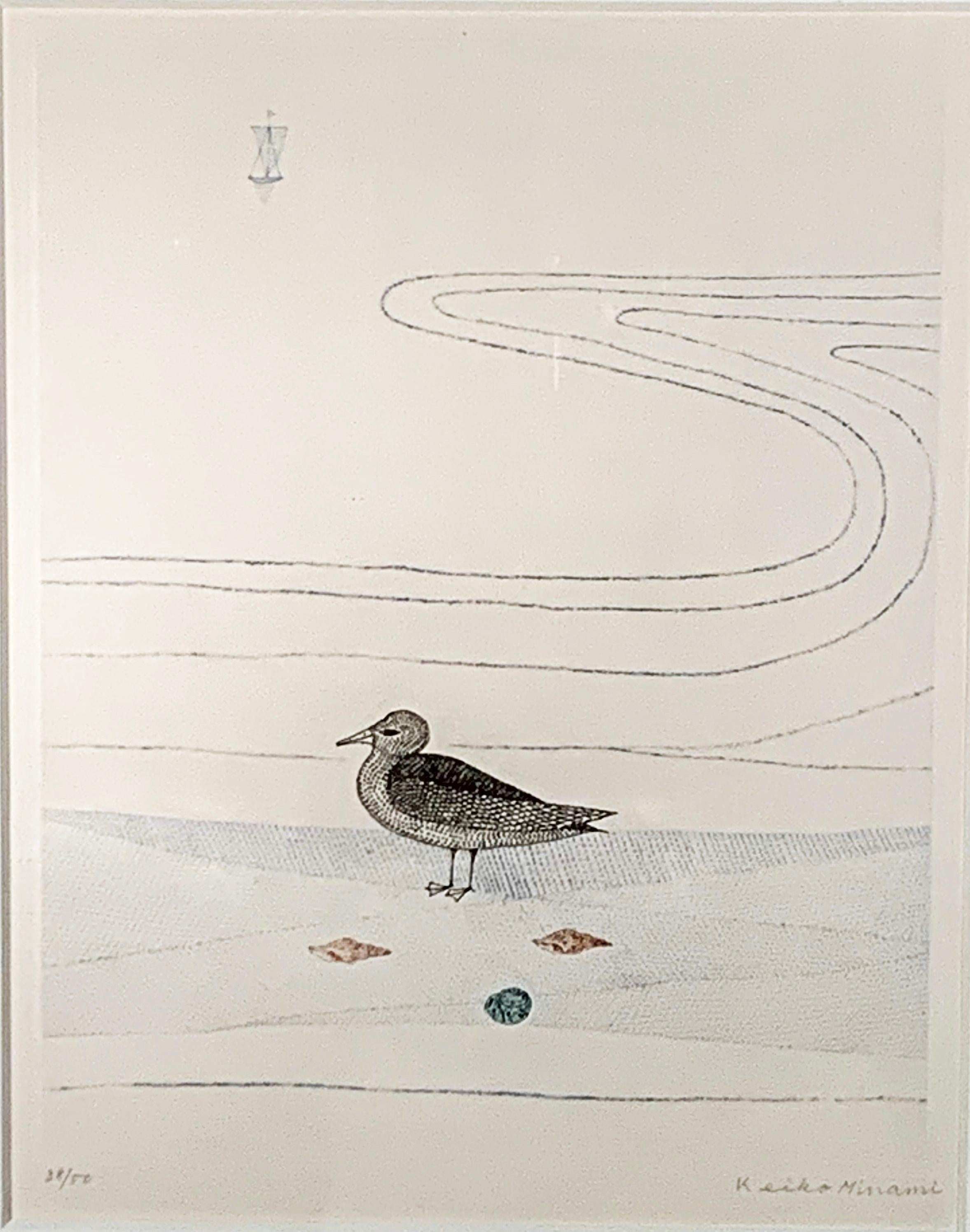 Keiko Minami Animal Print - UNTITLED (SHORE BIRD)