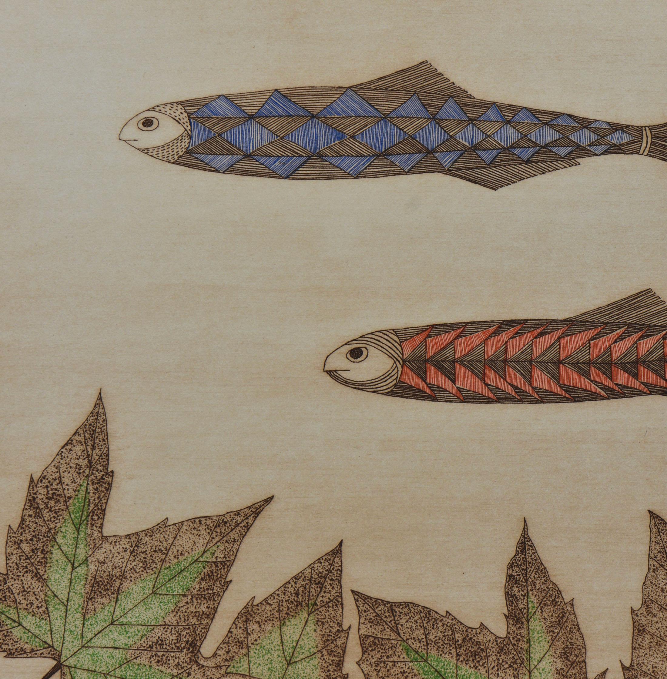 Keiko Minami, 1911-2004 - 'Fishes' Aquatint On BFK Rives Wove. Signed and numbered 41/75 in pencil. Circa 1977.

Delivery is INCLUDED for all areas in MAINLAND UK via a selected parcel company.

Japanese artist, aquatint engraver, and poet,