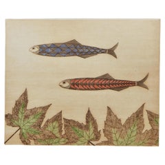 Keiko Minami Signed Etching with Aquatint on Bfk Rives Wove 'Fishes' Japanese