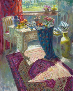 Afternoon Tea - original still life painting - contemporary art