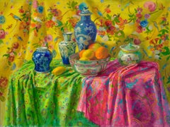 Colours on Display - Original Stilleben - zeitgenössische Kunst