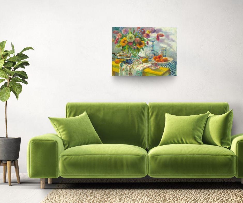 Spiel der Schatten - Original-Stillleben - zeitgenössische Kunst – Painting von Keimpe van der Kooi