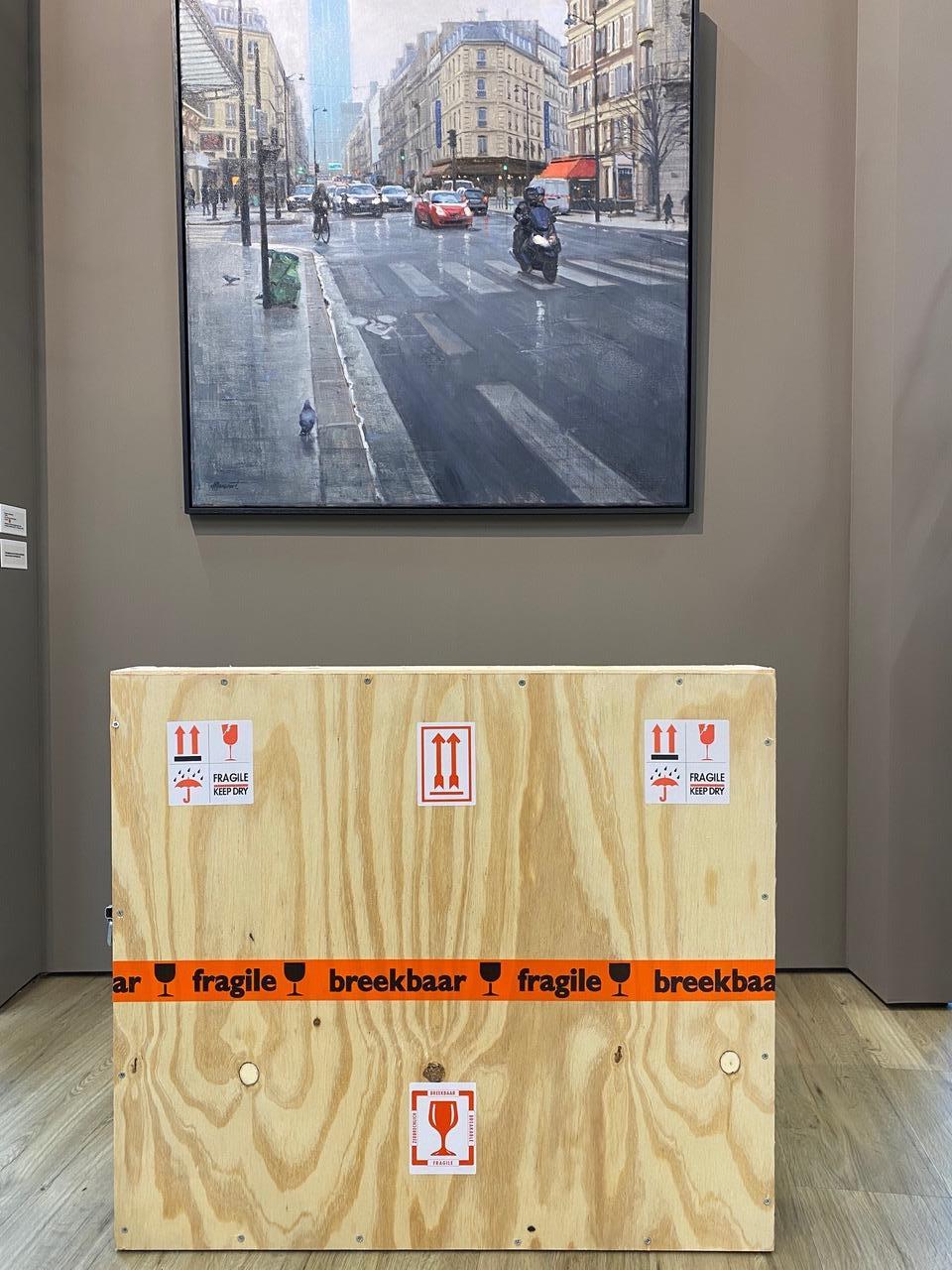Greene & Greene & Greene & Greene - Pittura olandese contemporanea del 21° secolo con fiori in vendita 6