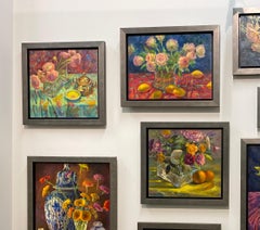 Ranunculus- Zeitgenössisches niederländisches Blumenstillleben des 21. Jahrhunderts