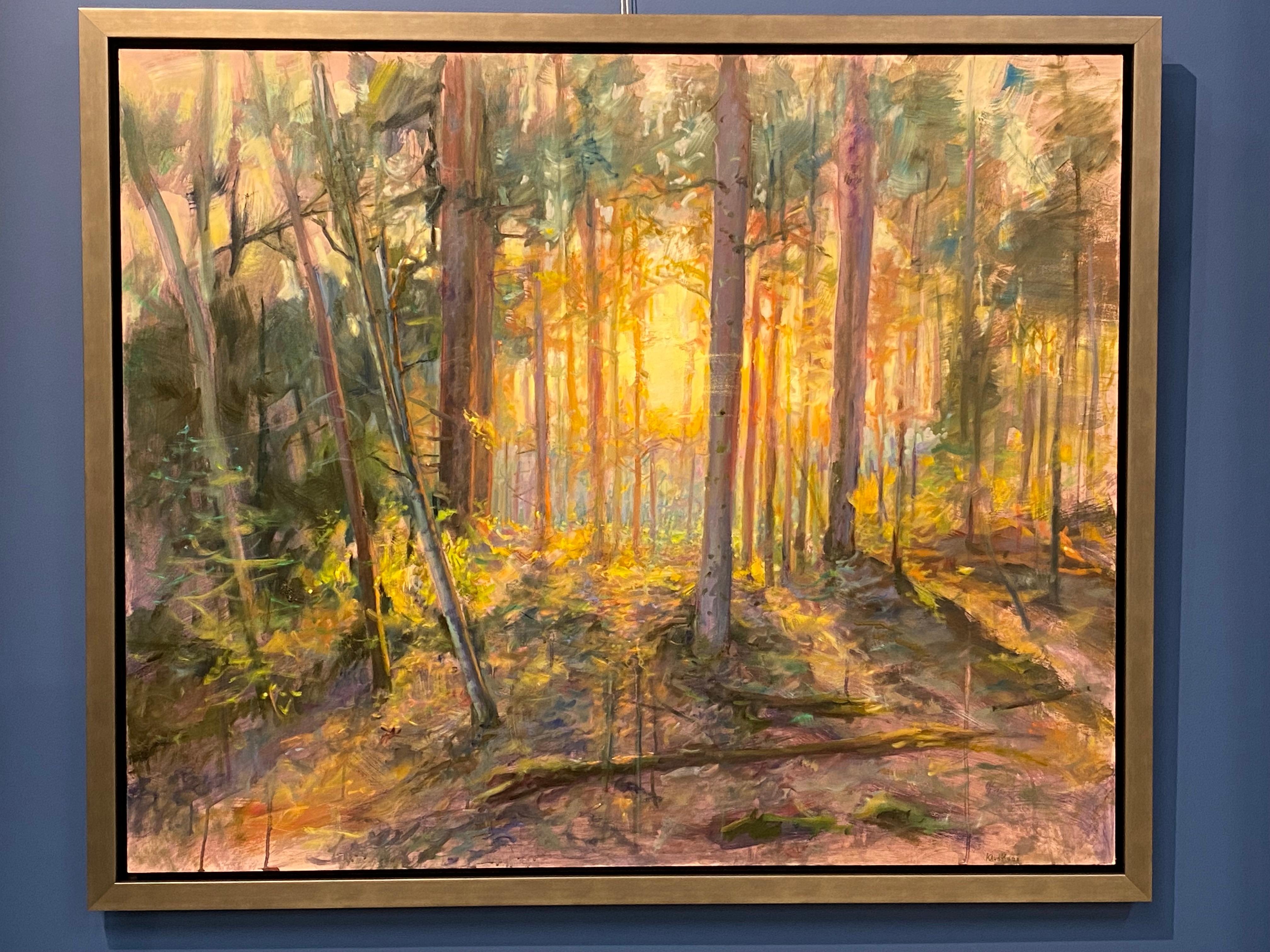 Estate - Pittura paesaggistica olandese contemporanea del XXI secolo in vendita 2