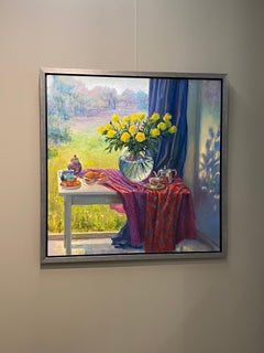 Sunny In and Outside- 21st Century Contemporary Dutch Still-life Painting